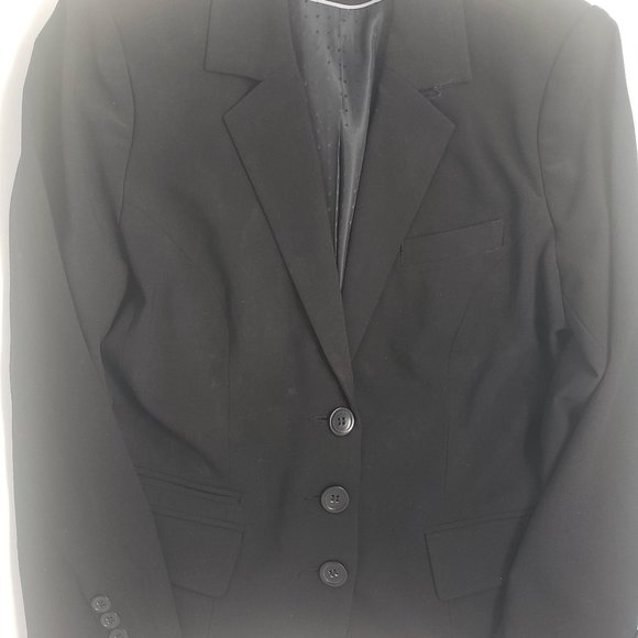 Jessica Petite NWOT Formal Comfort Blazer Black 8 - Picture 7 of 7